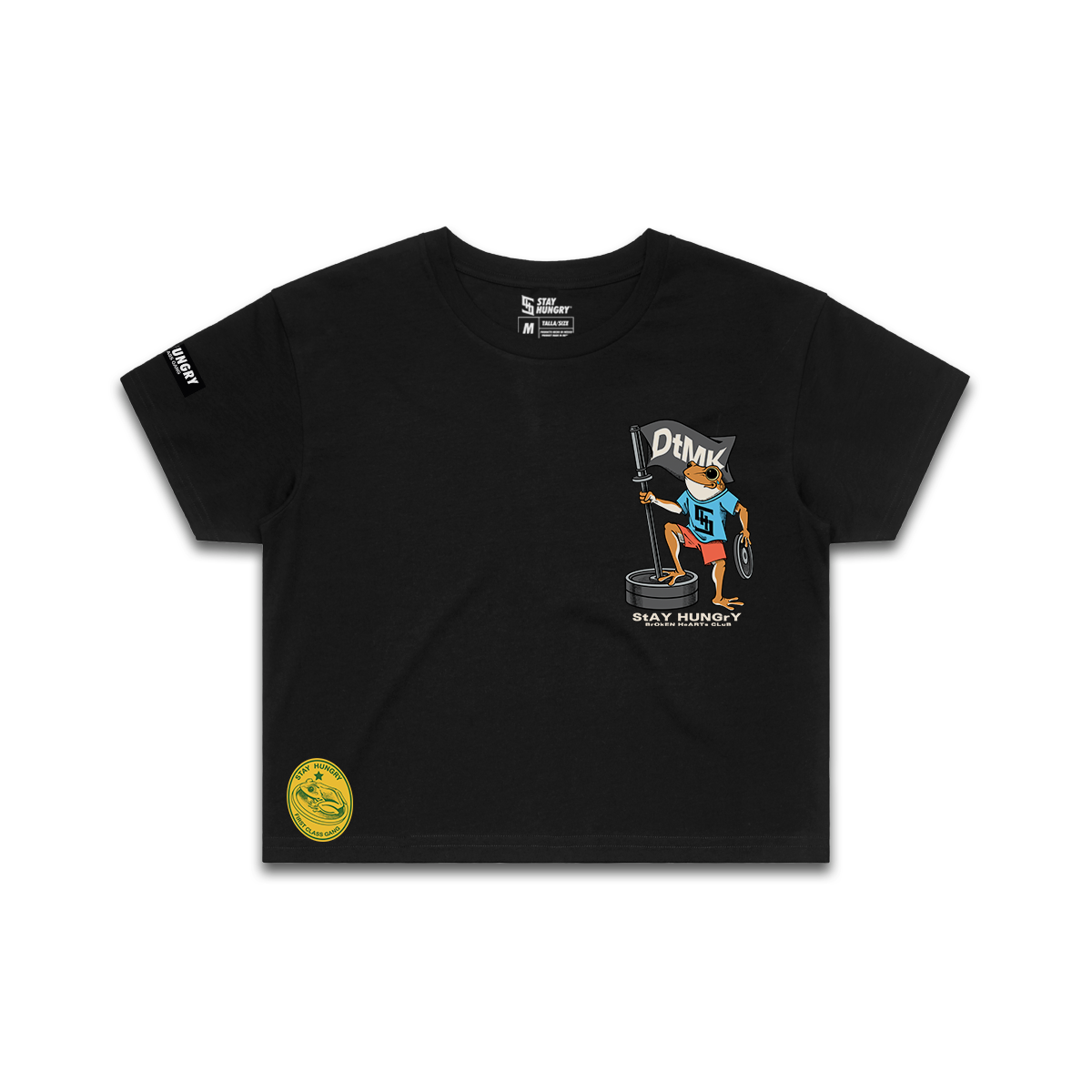 DtMK - Premium Crop Top (Black)