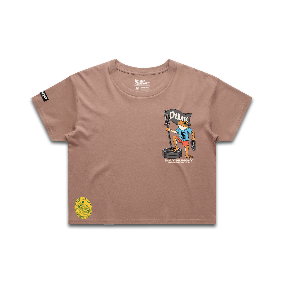 DtMK - Premium Crop Top (Hazy Pink)