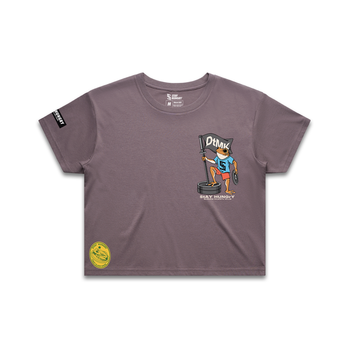 DtMK - Premium Crop Top (Faded Mauve)