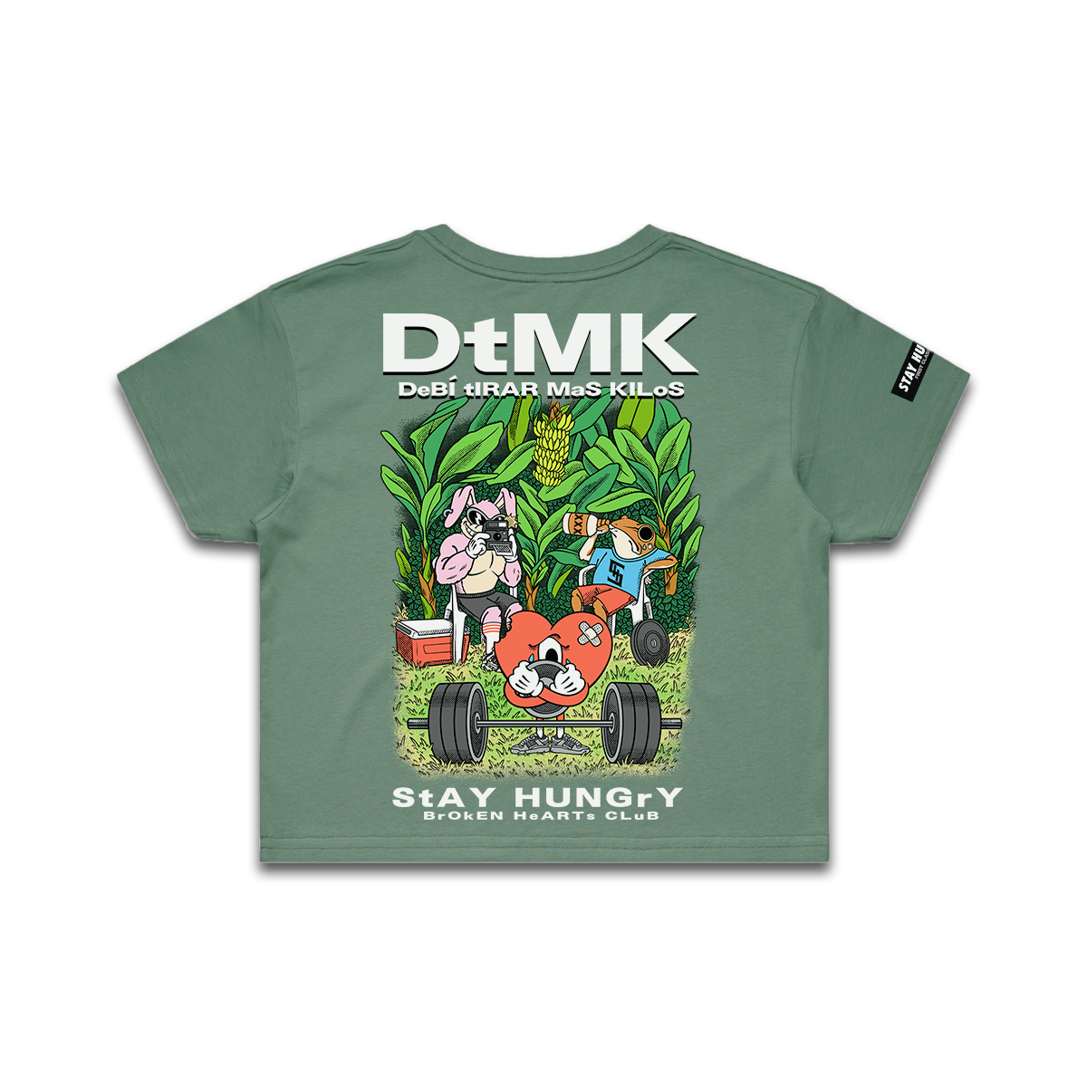 DtMK - Premium Crop Top (Sage)