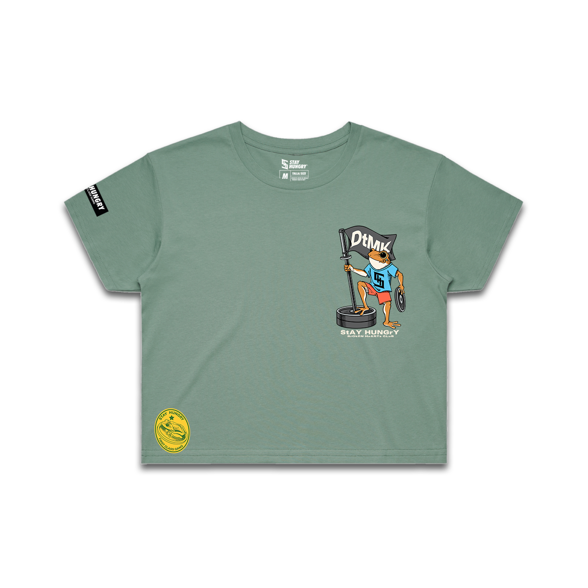 DtMK - Premium Crop Top (Sage)