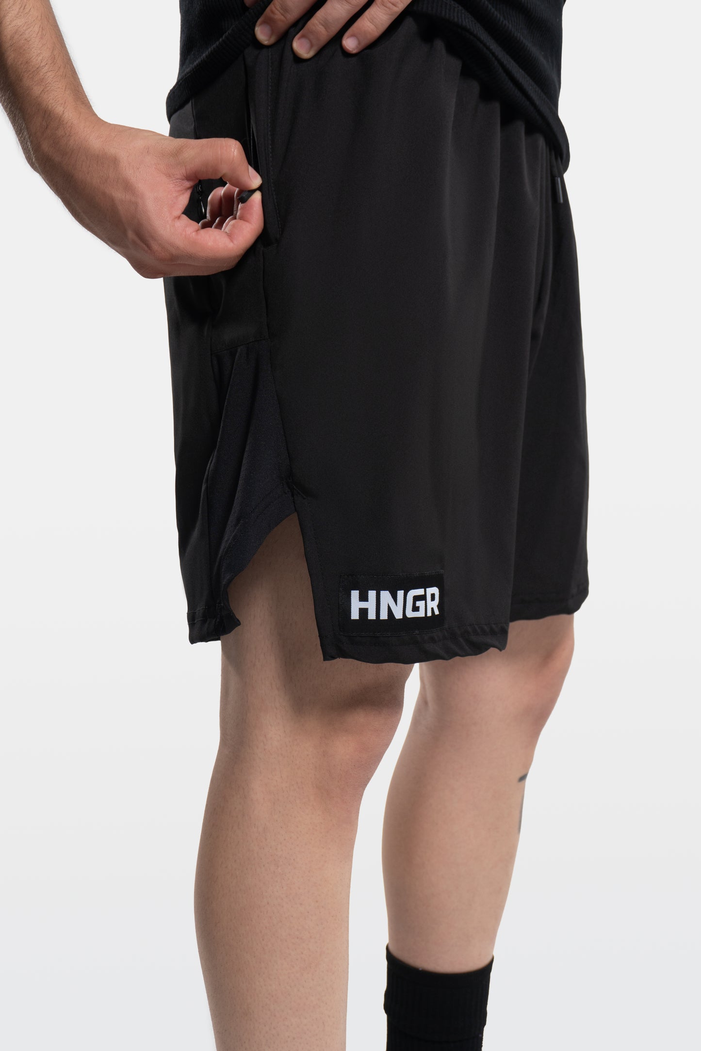 TRAINING SHORTS - H-002 (Black)