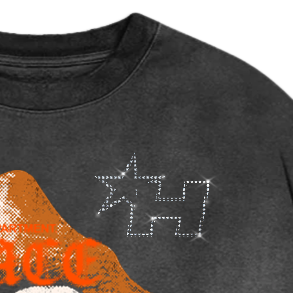 EMBRACE THE PAIN - Premium Oversize Tee (HEAVYWEIGHT - Sun Fade Black)