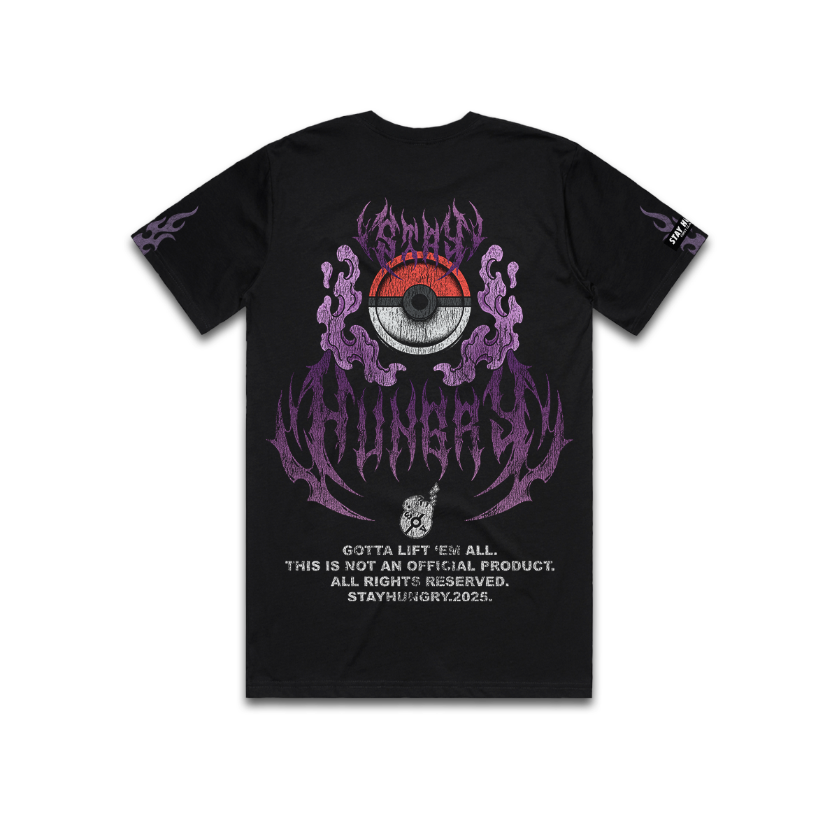 GOTTA LIFT 'EM ALL - GHOST - Premium Regular Tee (Black)