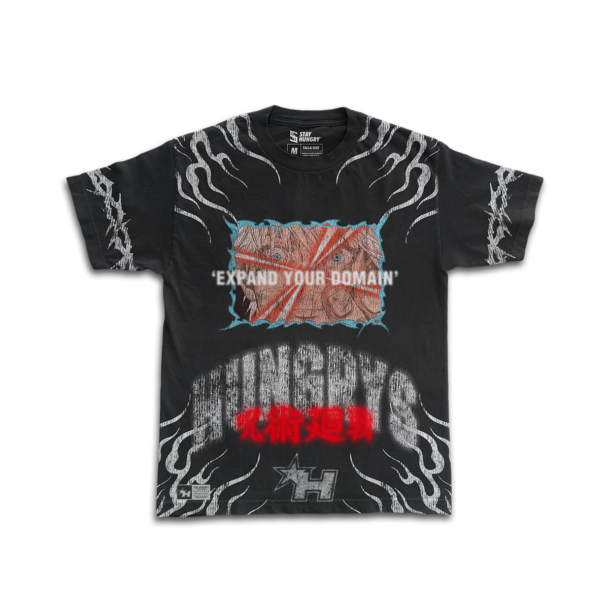 PREVENTA - EXPAND YOUR DOMAIN - THE HONORED ONE - Premium Oversize Tee (HEAVYWEIGHT - Black)