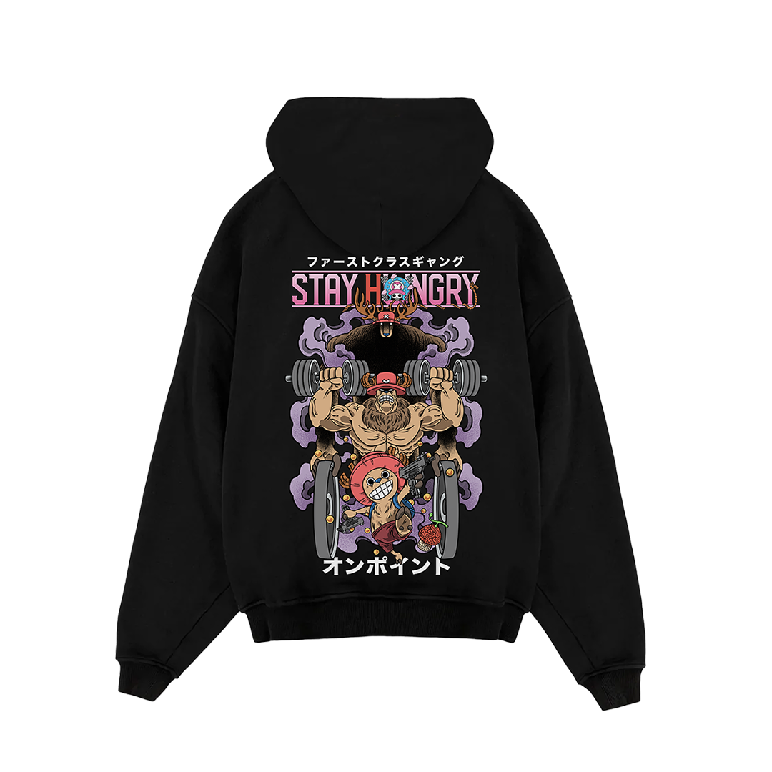 ON POINT - Premium Oversize Hoodie (HEAVYWEIGHT - Black)