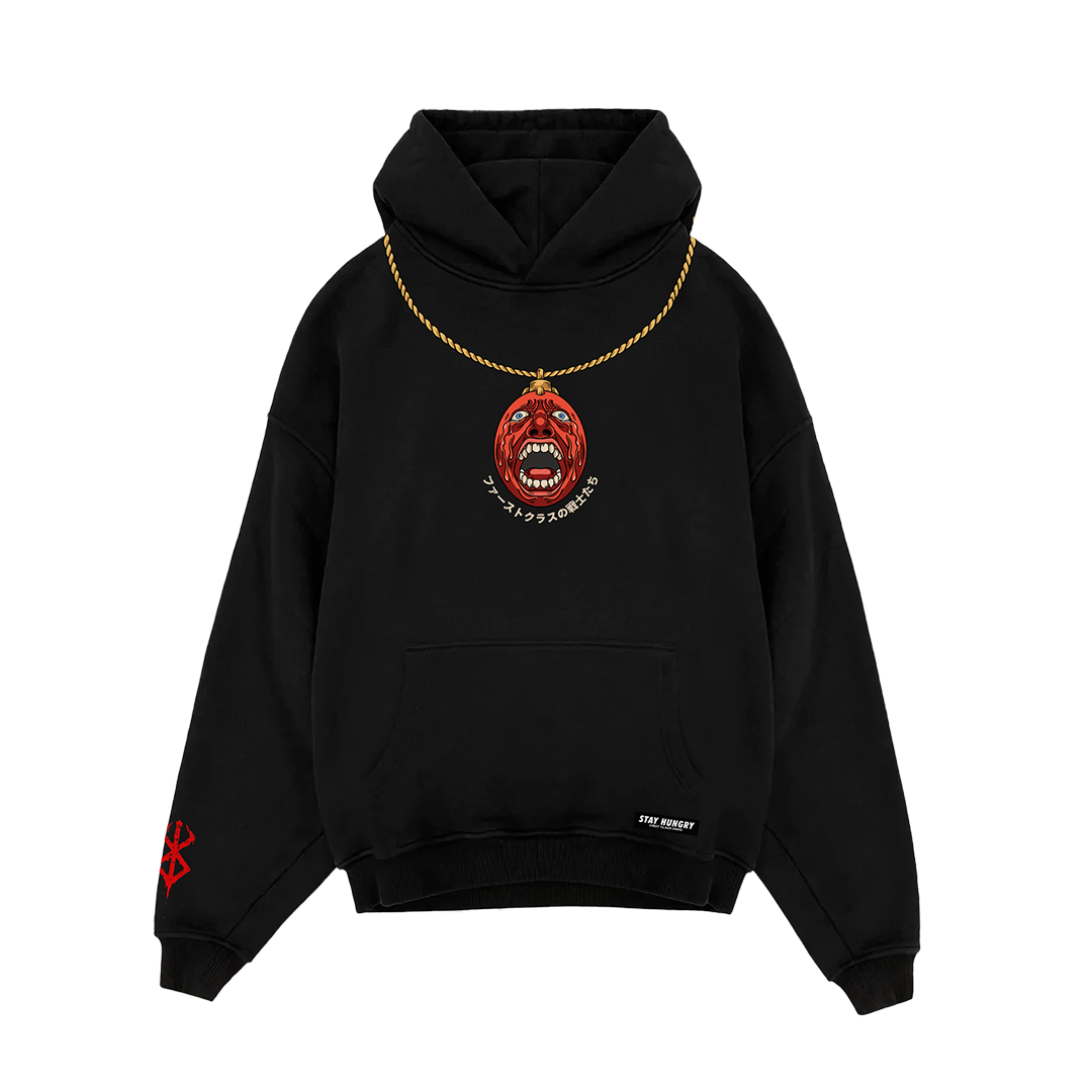 NOROWARETA KEN - Premium Oversize Hoodie (HEAVYWEIGHT - Black)