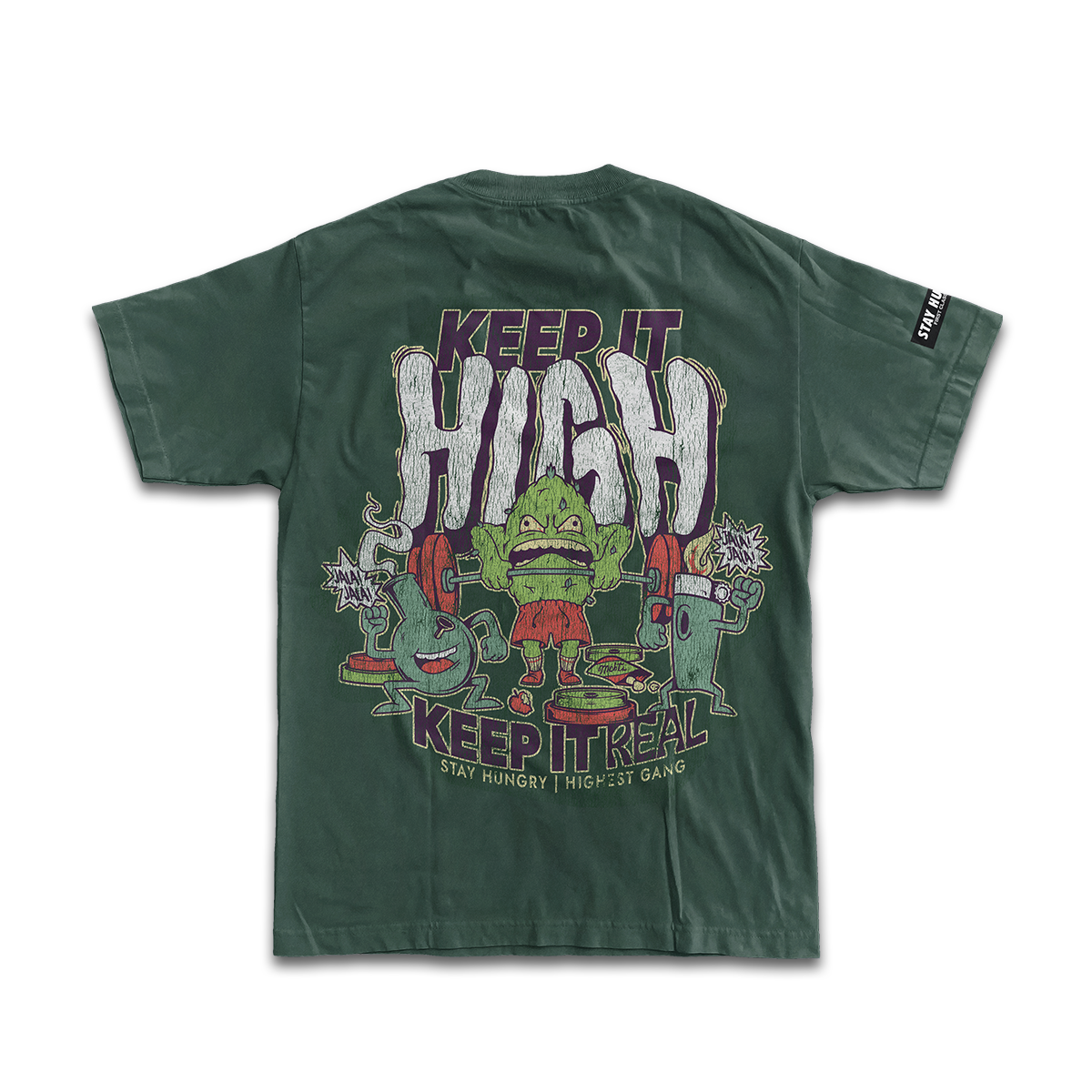 KEEP IT HIGH - Premium Oversize Tee (HEAVYWEIGHT - Jade)