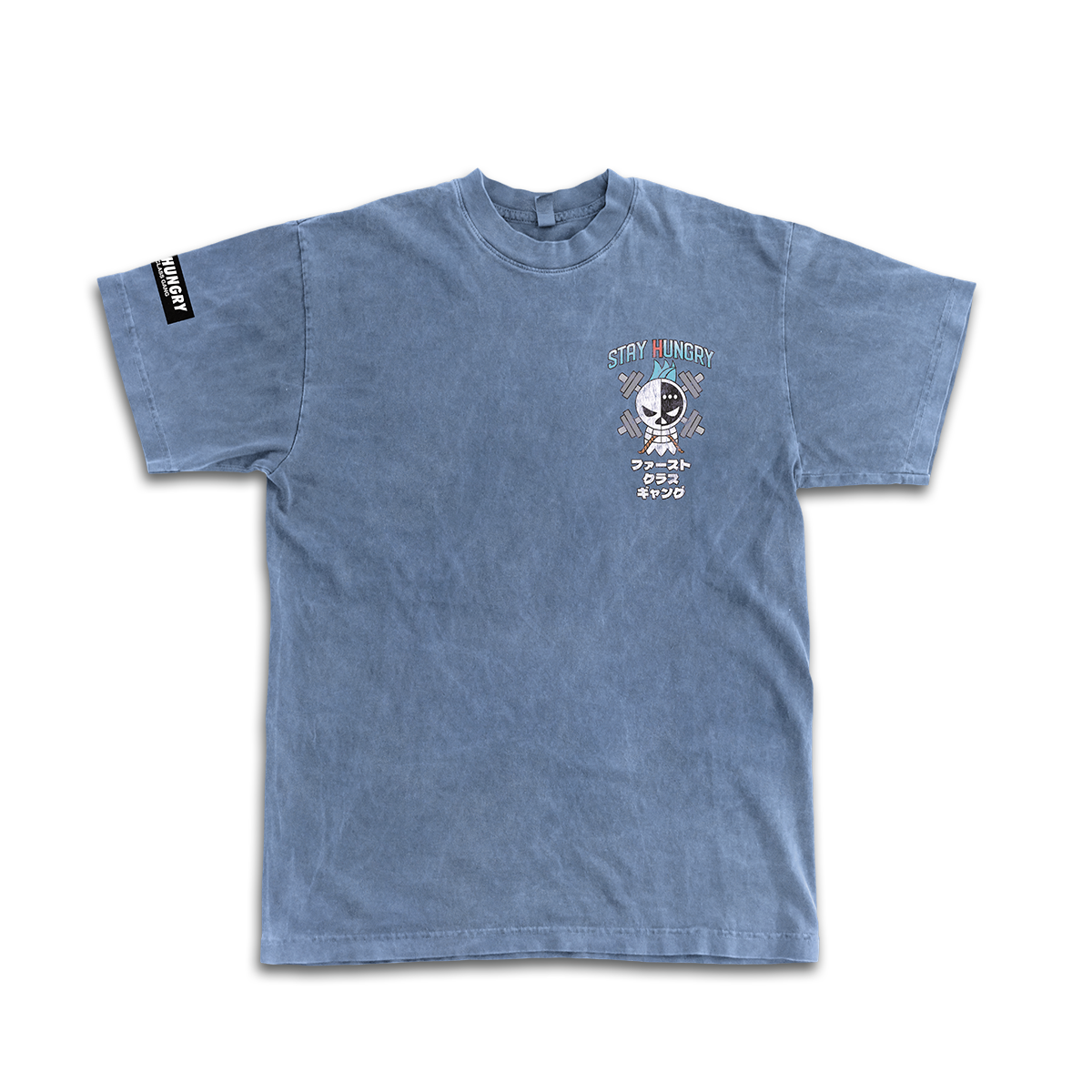 BF-37 - Premium Oversize Tee (HEAVYWEIGHT - Blue Pigment Dye)
