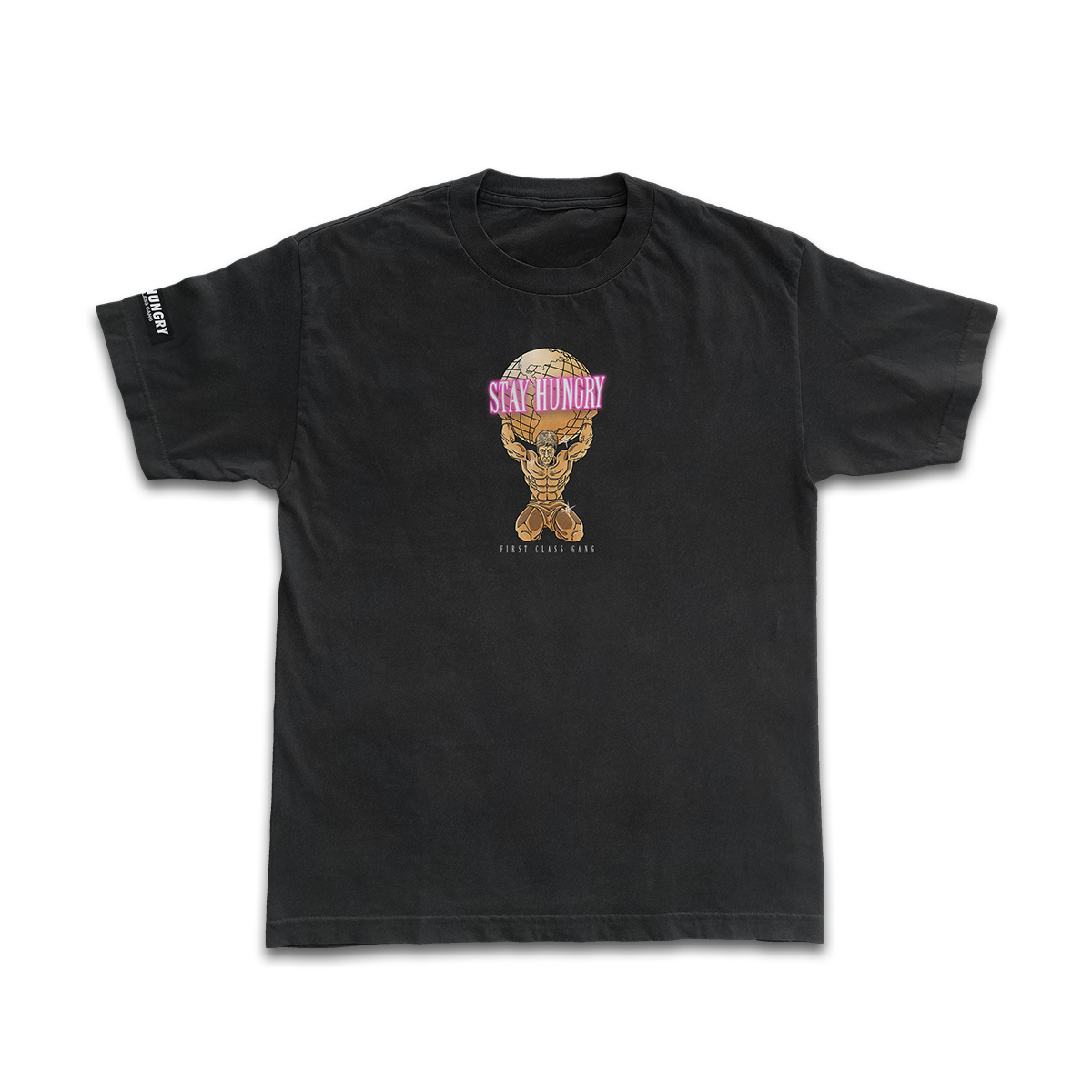 THE WORLD IS YOURS - Premium Oversize Tee (HEAVYWEIGHT - Black)