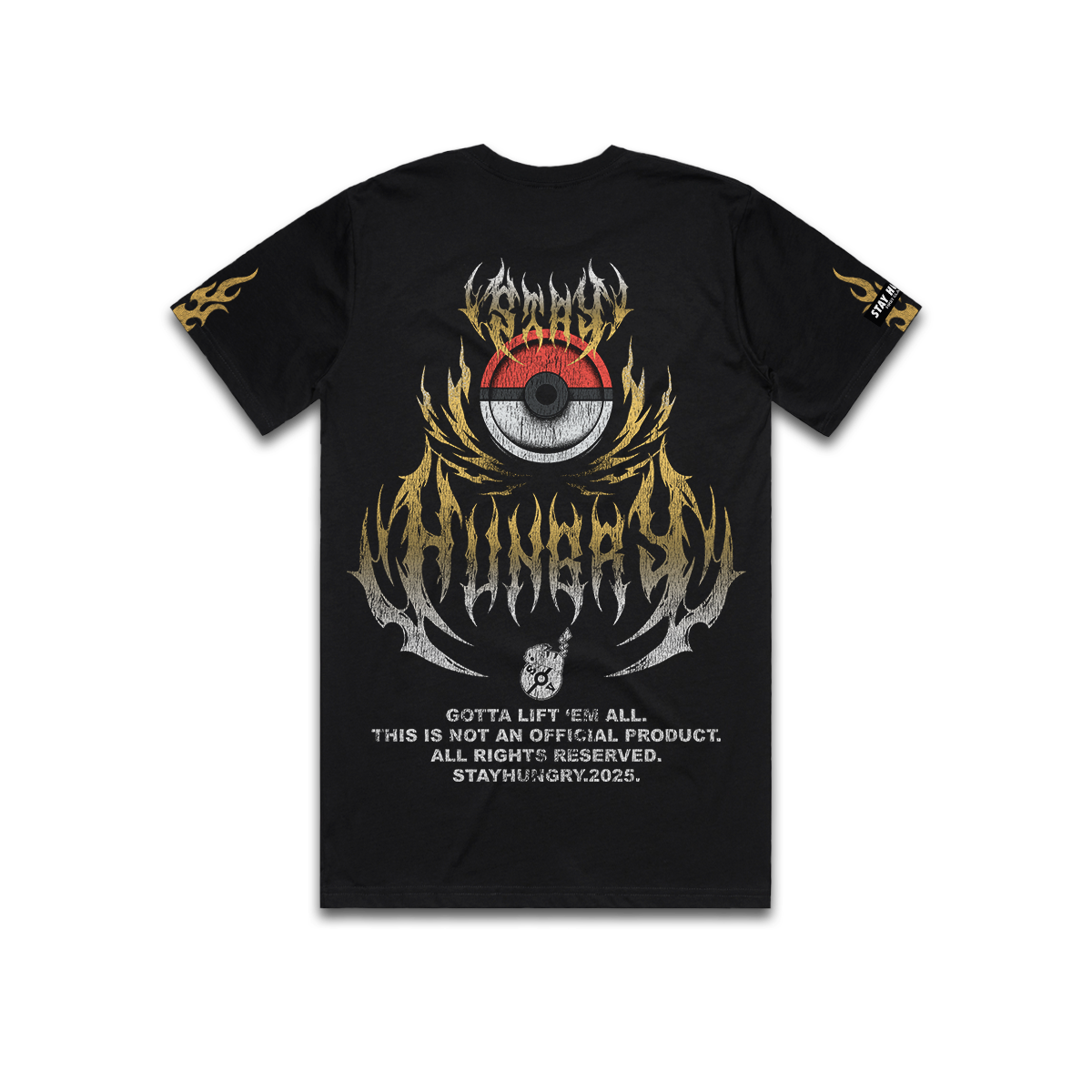 GOTTA LIFT 'EM ALL - ELECTRIC - Premium Regular Tee (Black)