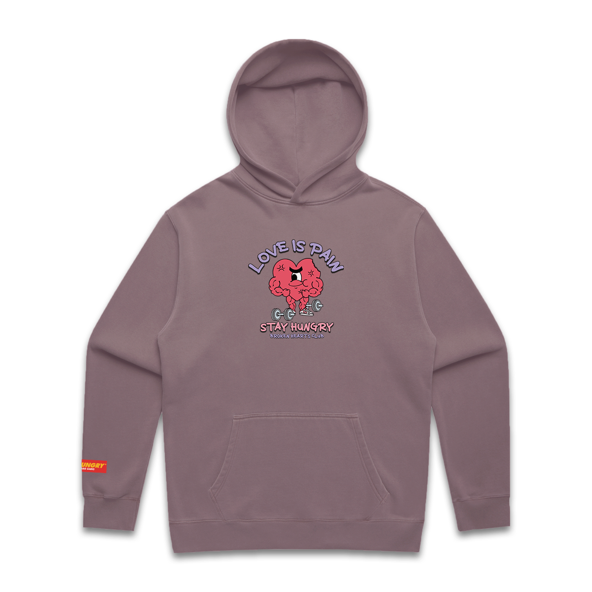 LOVE IS PAIN - Premium Oversize Hoodie (Orchid)
