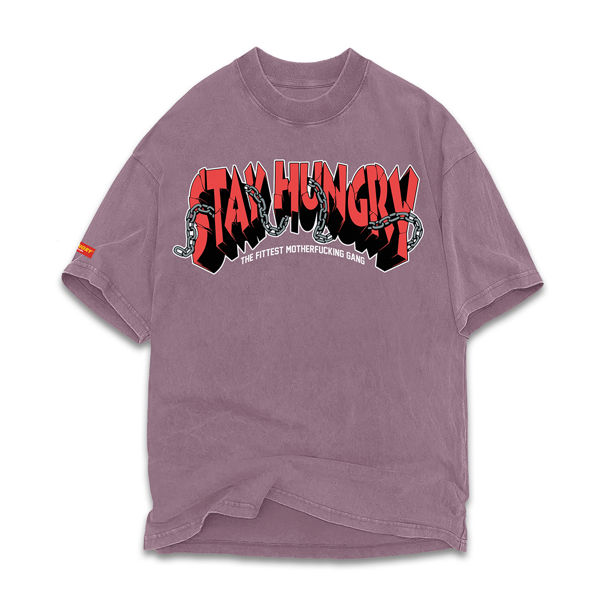 DEATH ROW 2.0 - Premium Oversize Tee (HEAVYWEIGHT - Faded Light Mauve)