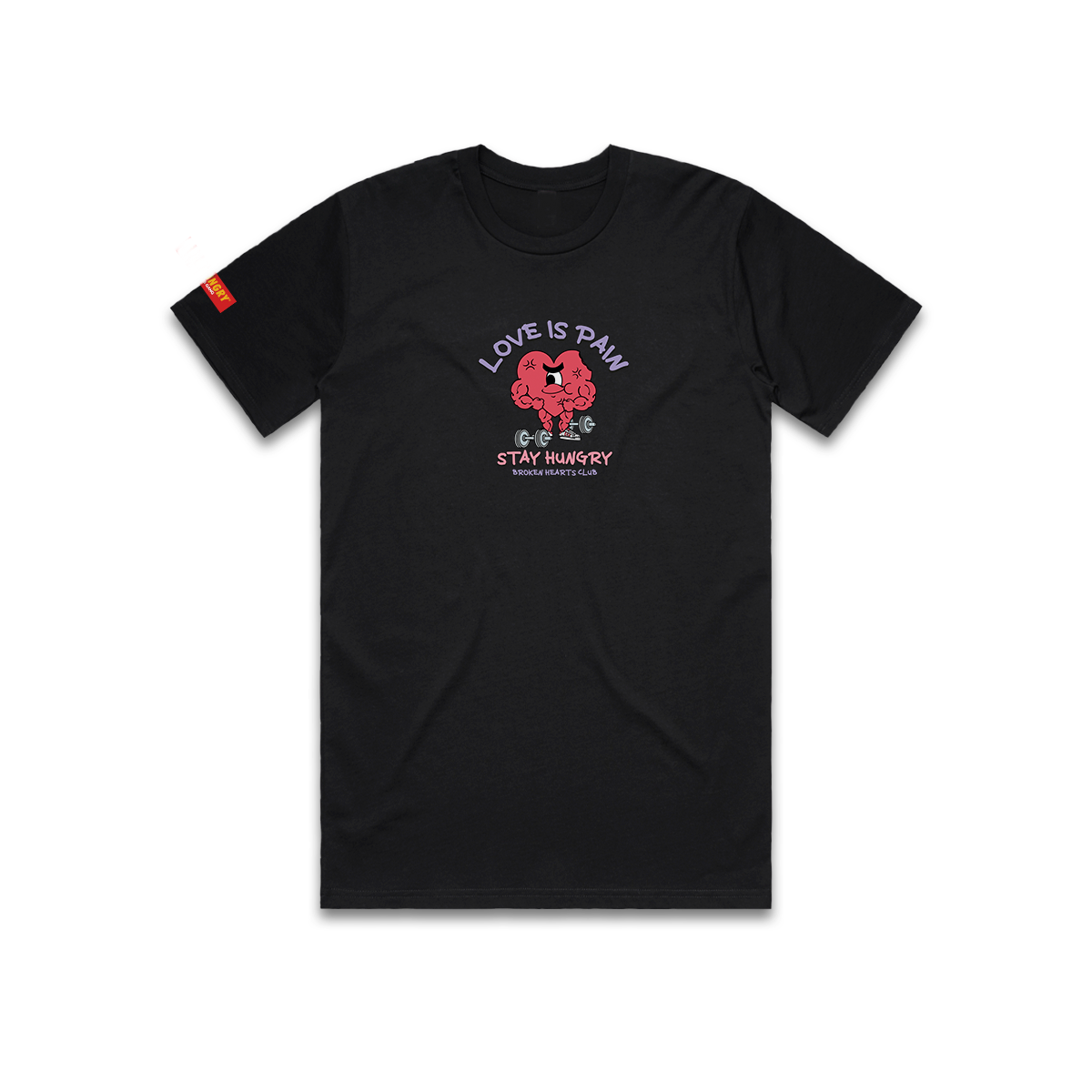 LOVE IS PAIN - Premium Regular Tee (Black)