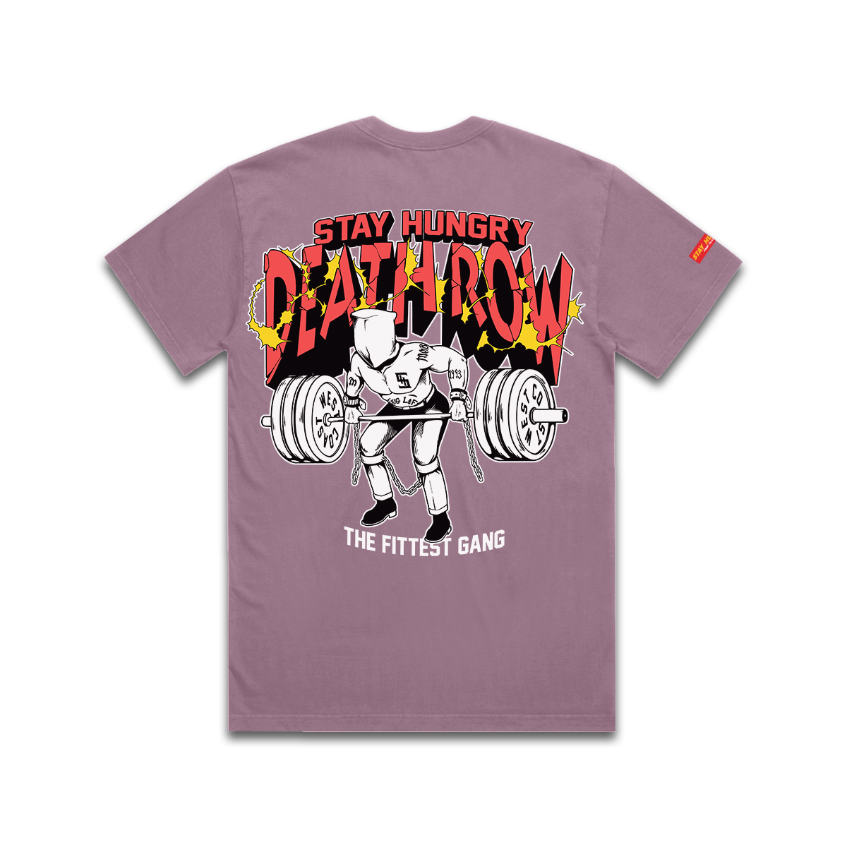 DEATH ROW 2.0 - Premium Regular Tee (Faded Light Mauve)