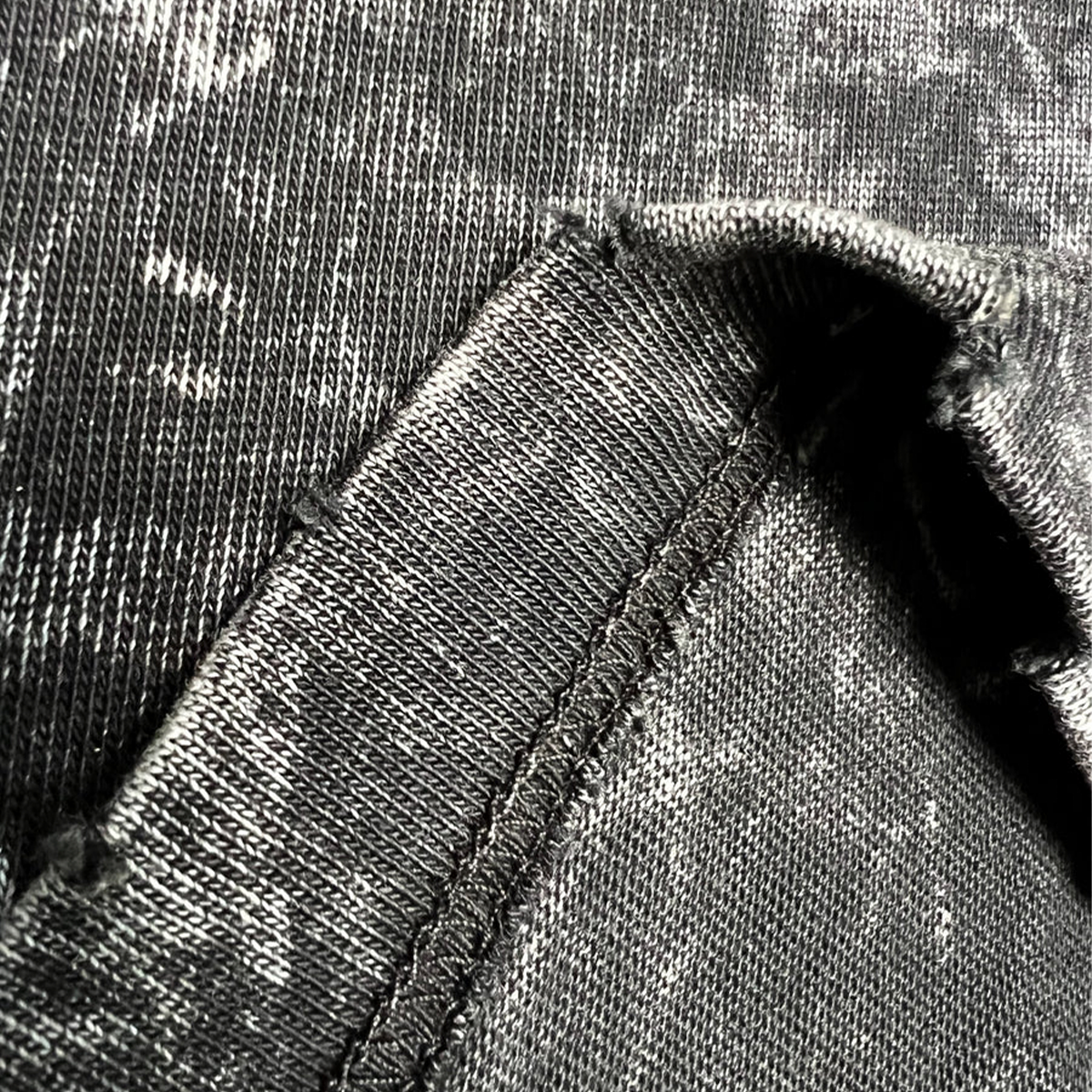 CURLZILLA - Premium Oversize Tee (HEAVYWEIGHT - Black Acid Wash - W/Destructions)