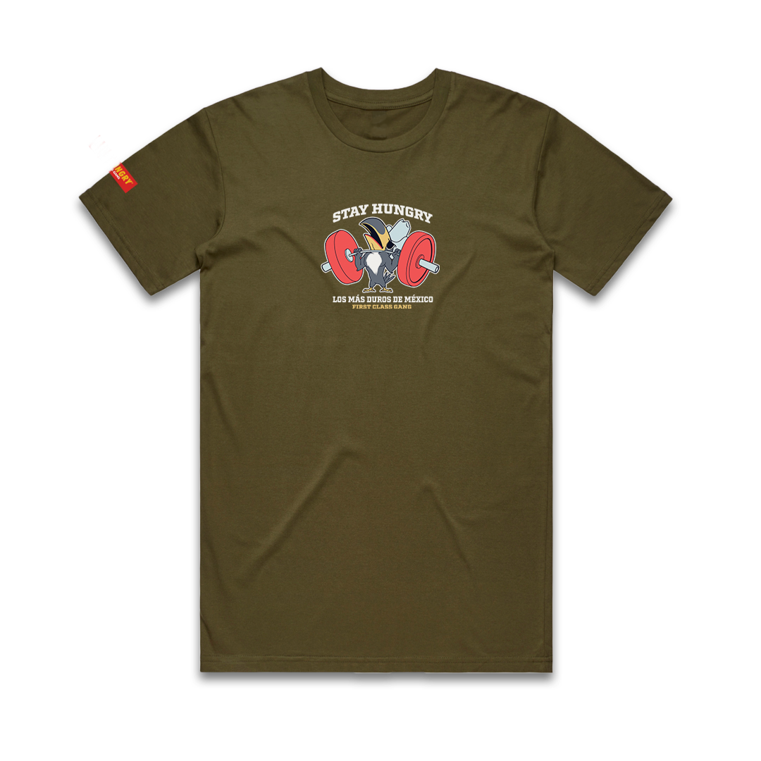 LOS TUCAGAINS DE LIFTJUANA - Premium Regular Tee (Army)