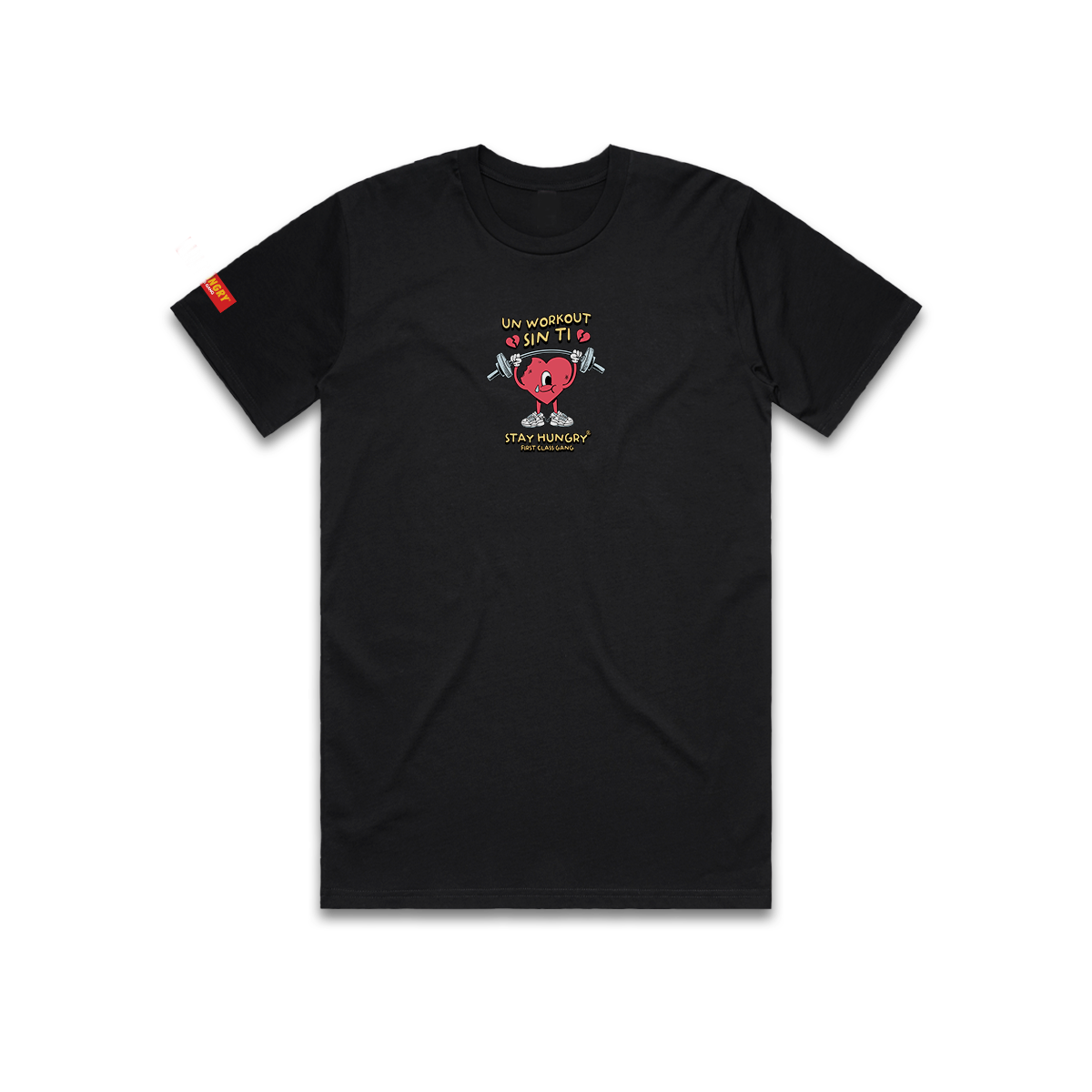 UN WORKOUT SIN TI - Premium Regular Tee (Black)