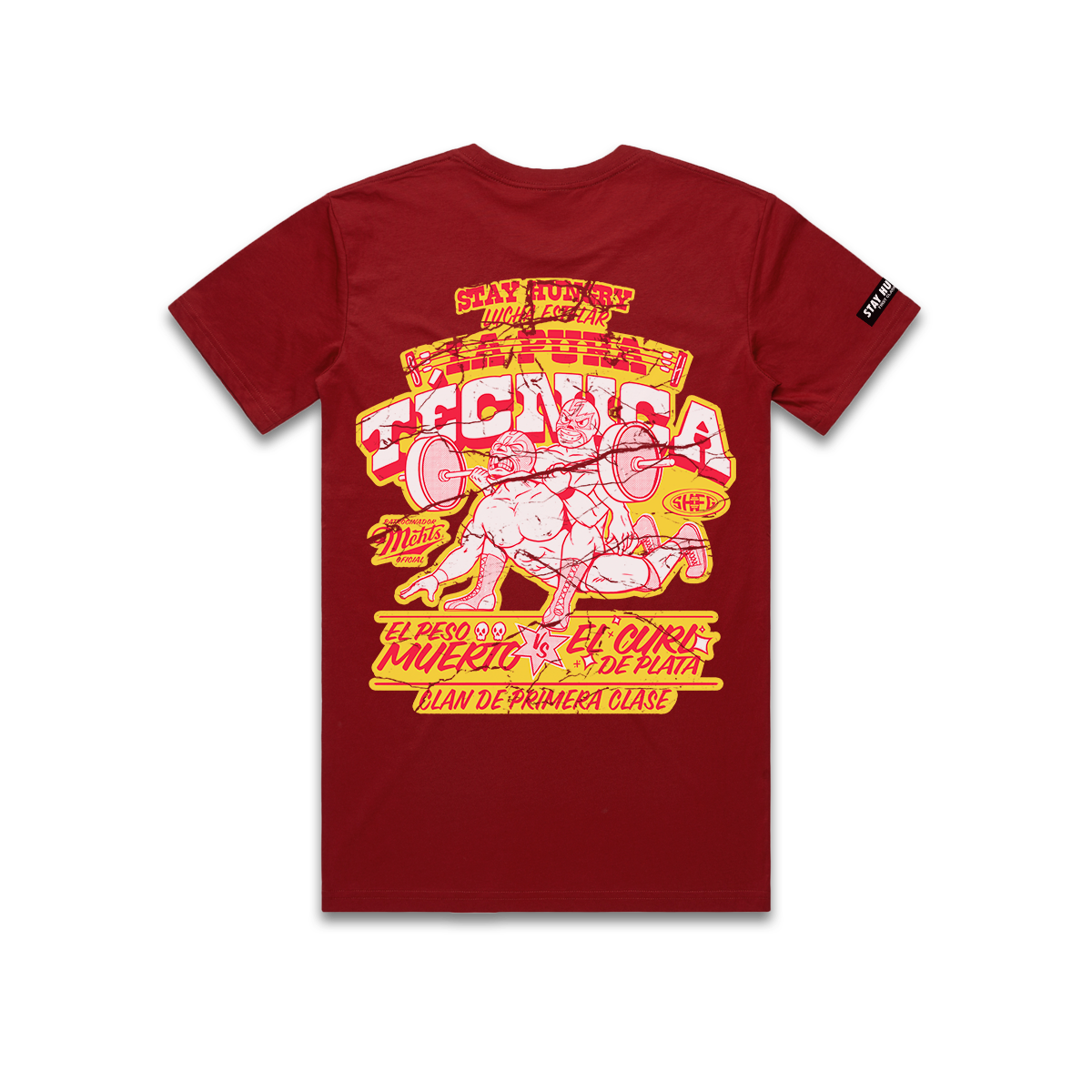 LA PURA TÉCNICA - Premium Regular Tee (Cardinal)