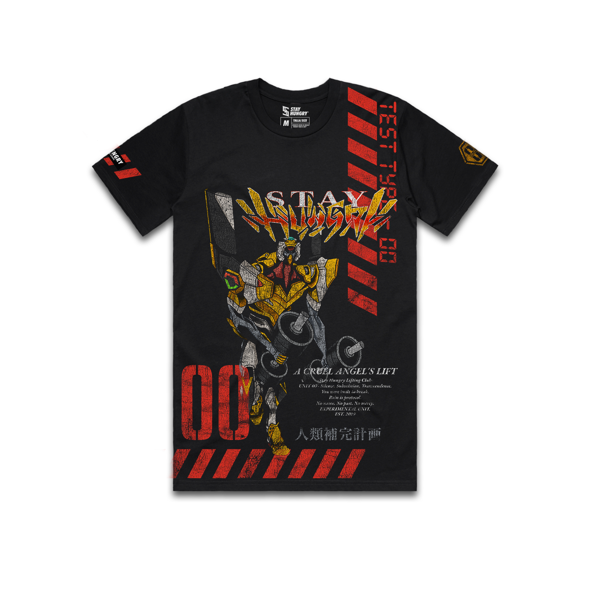 A CRUEL ANGEL´S LIFT - UNIT 00 - Premium Regular Tee (Black)