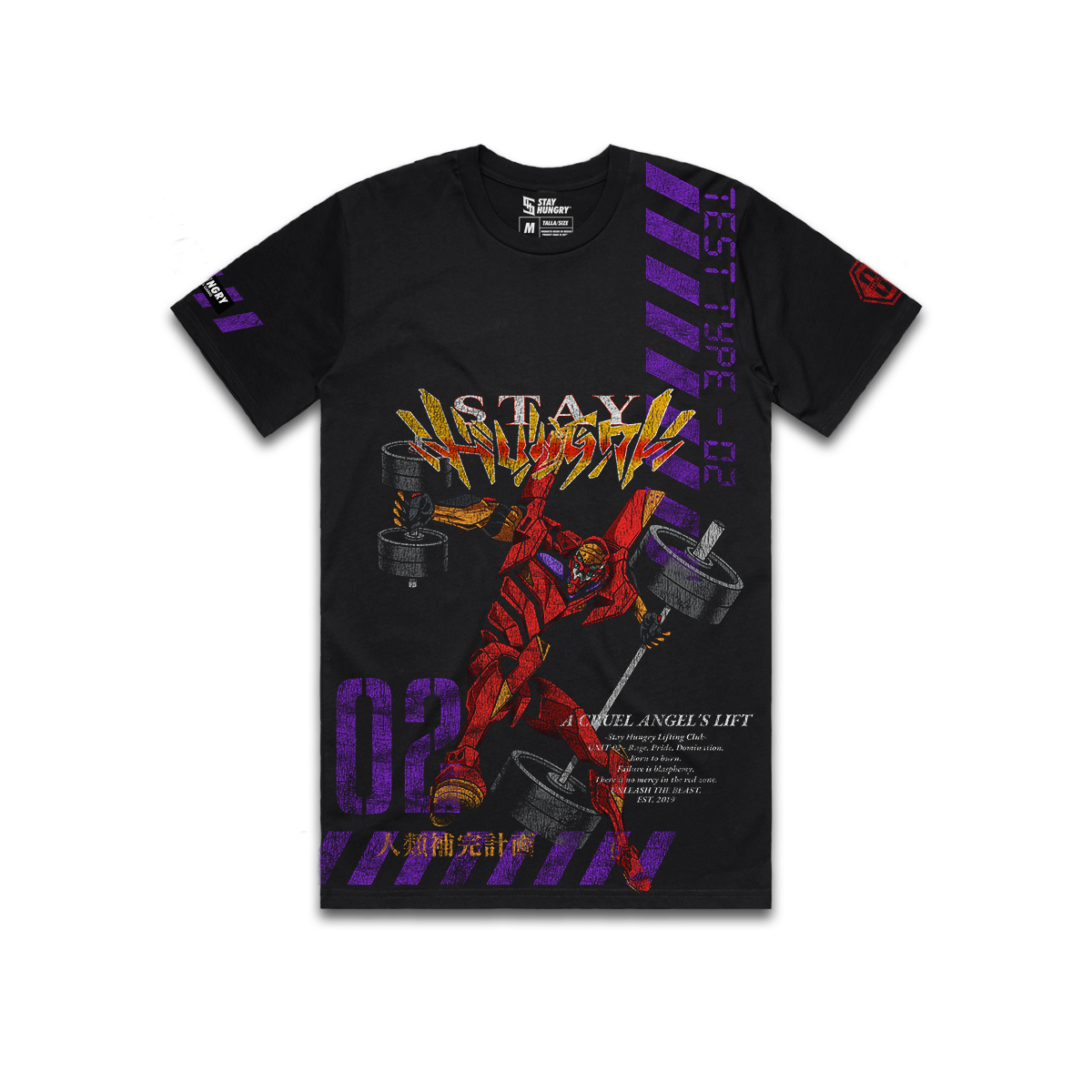 A CRUEL ANGEL´S LIFT - UNIT 02 - Premium Regular Tee (Black)