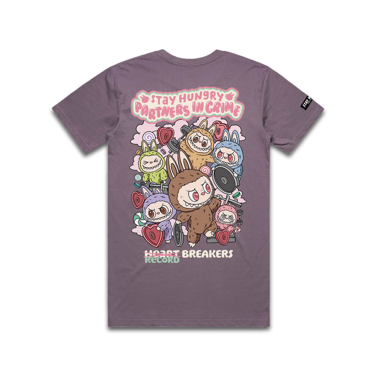PARTNERS IN CRIME (LABUBU) - Premium Regular Tee (Mauve)
