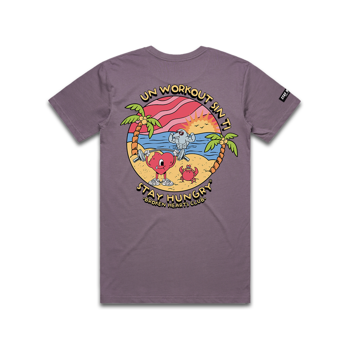 UN WORKOUT SIN TI - Premium Regular Tee (Mauve)