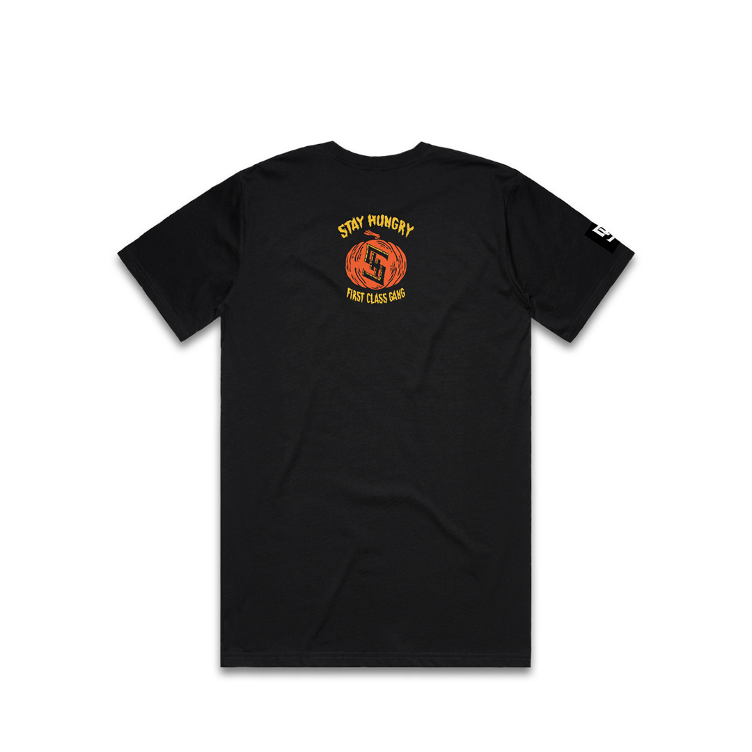 PUMPKIN IRON (HALLOWEED) - Premium Regular Tee (Black)