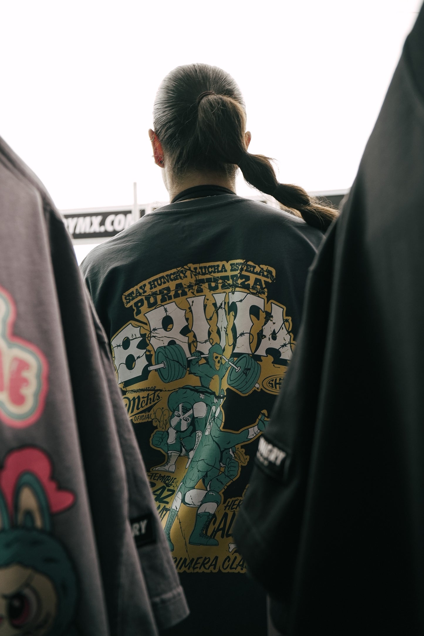 PURA FUERZA BRUTA - Premium Oversize Tee (HEAVYWEIGHT - Black)