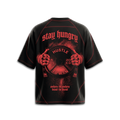 ASHES TO ASHES - Premium Oversize Raglan Tee (HEAVYWEIGHT - Bred)