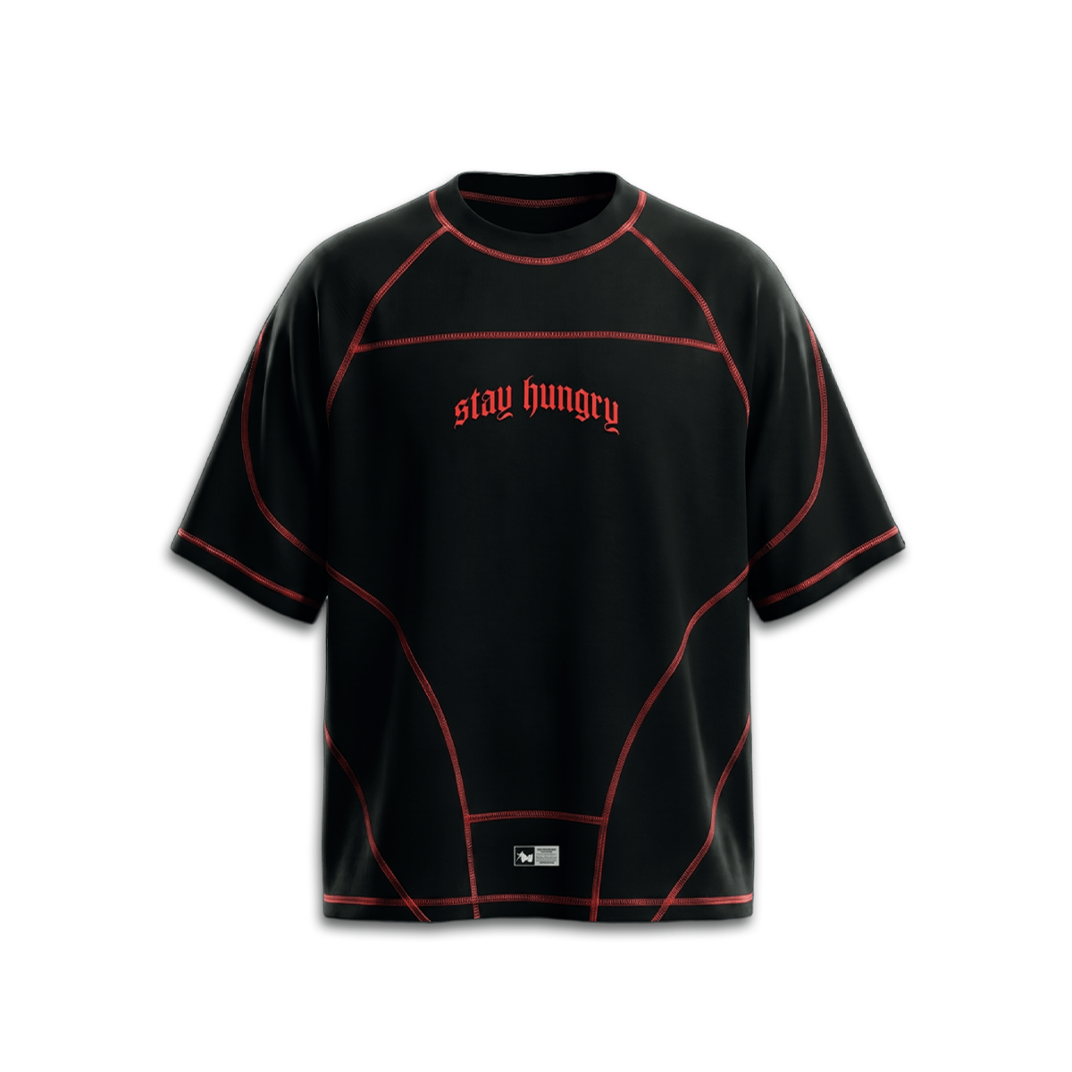 PREVENTA - ASHES TO ASHES - Premium Oversize Raglan Tee (HEAVYWEIGHT - Bred)