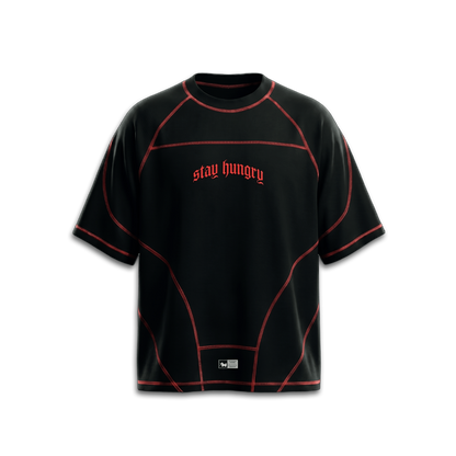PREVENTA - ASHES TO ASHES - Premium Oversize Raglan Tee (HEAVYWEIGHT - Bred)