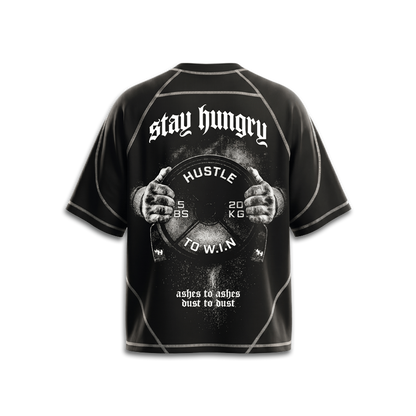 PREVENTA - ASHES TO ASHES - Premium Oversize Raglan Tee (HEAVYWEIGHT - Panda)