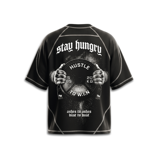 PREVENTA - ASHES TO ASHES - Premium Oversize Raglan Tee (HEAVYWEIGHT - Panda)