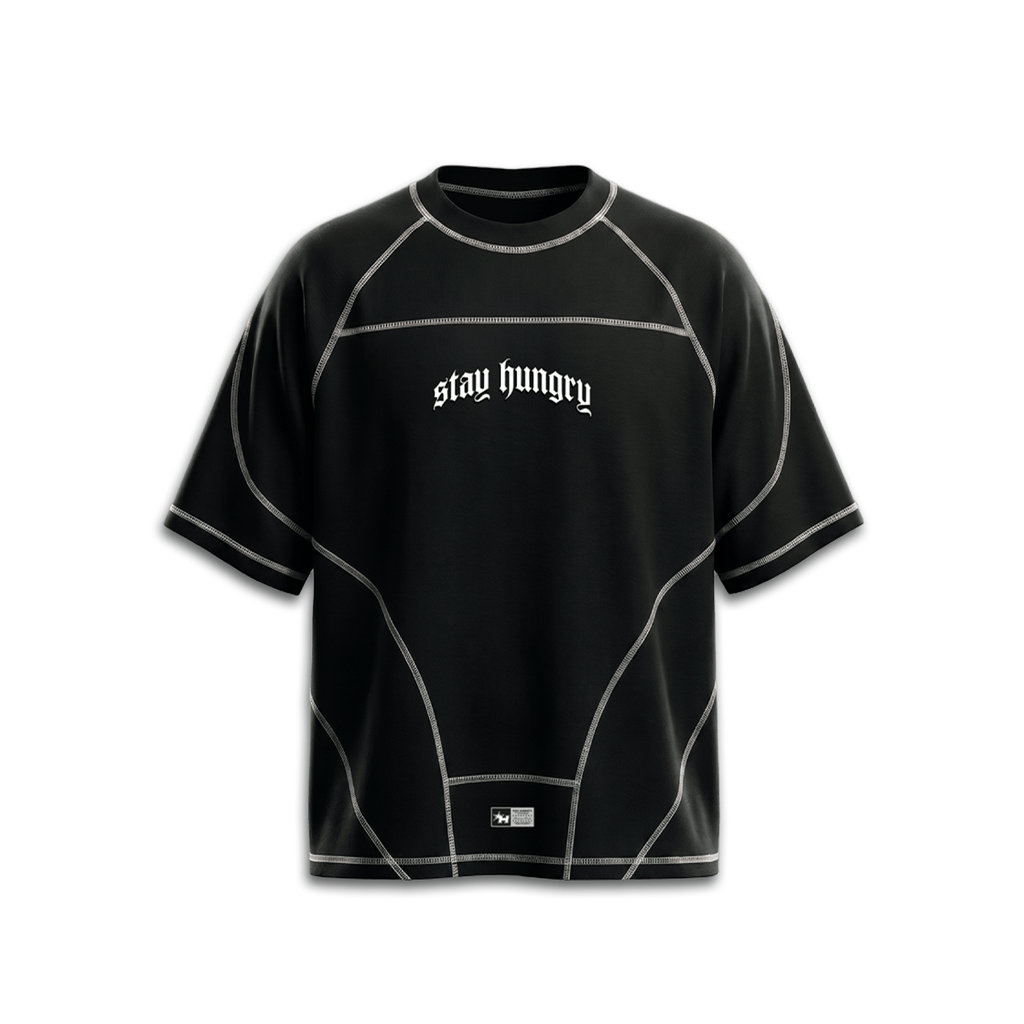 ASHES TO ASHES - Premium Oversize Raglan Tee (HEAVYWEIGHT - Panda)