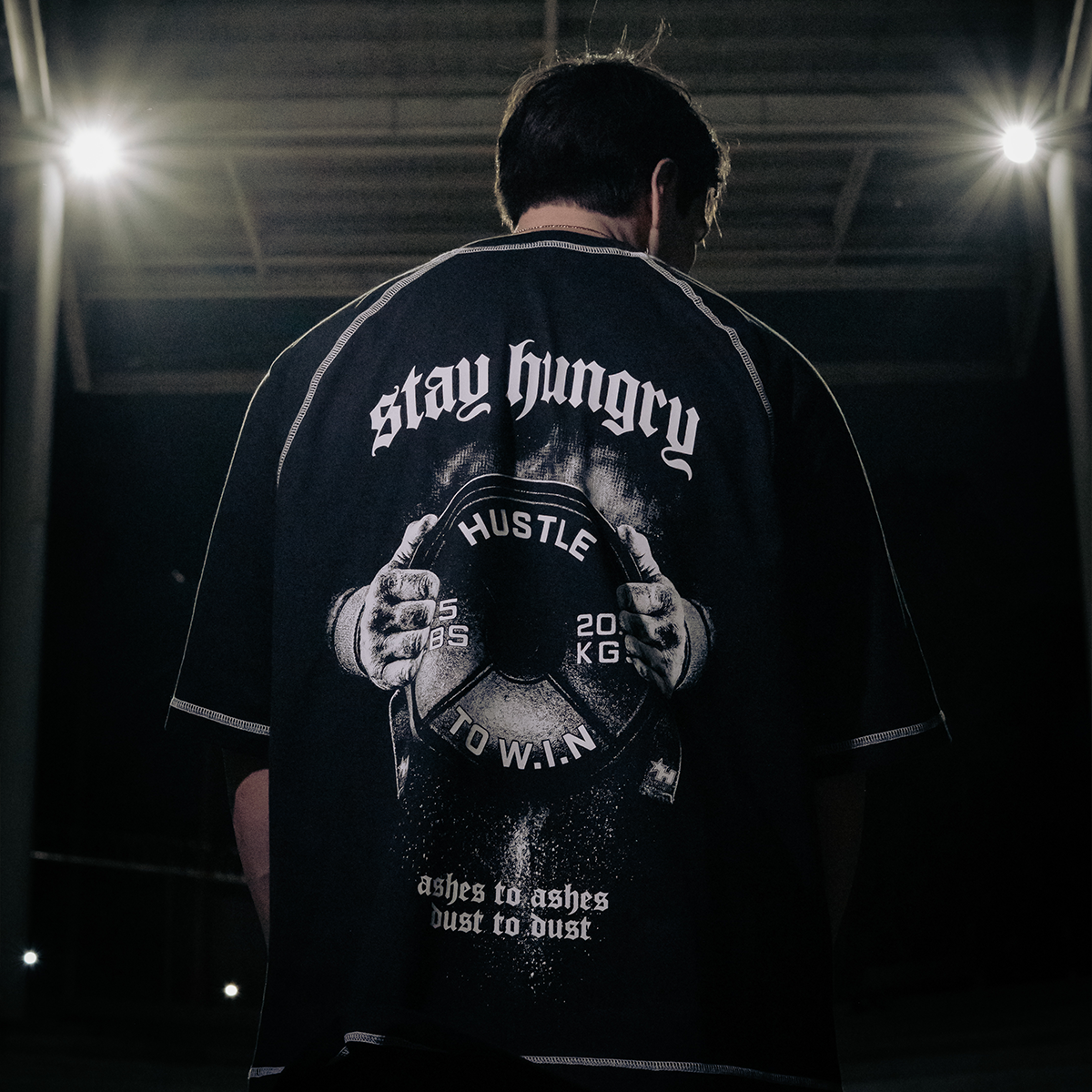 PREVENTA - ASHES TO ASHES - Premium Oversize Raglan Tee (HEAVYWEIGHT - Panda)