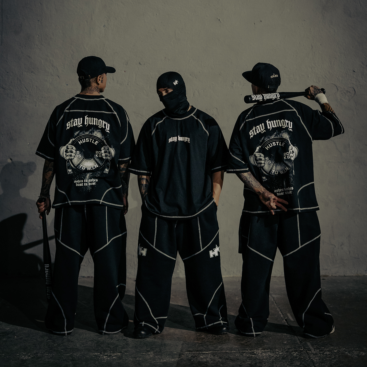 PREVENTA - ASHES TO ASHES - Premium Oversize Raglan Tee (HEAVYWEIGHT - Panda)