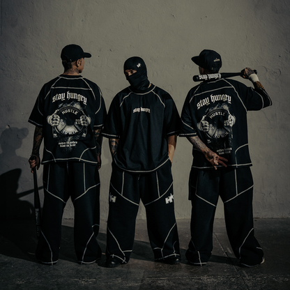 PREVENTA - ASHES TO ASHES - Premium Oversize Raglan Tee (HEAVYWEIGHT - Panda)