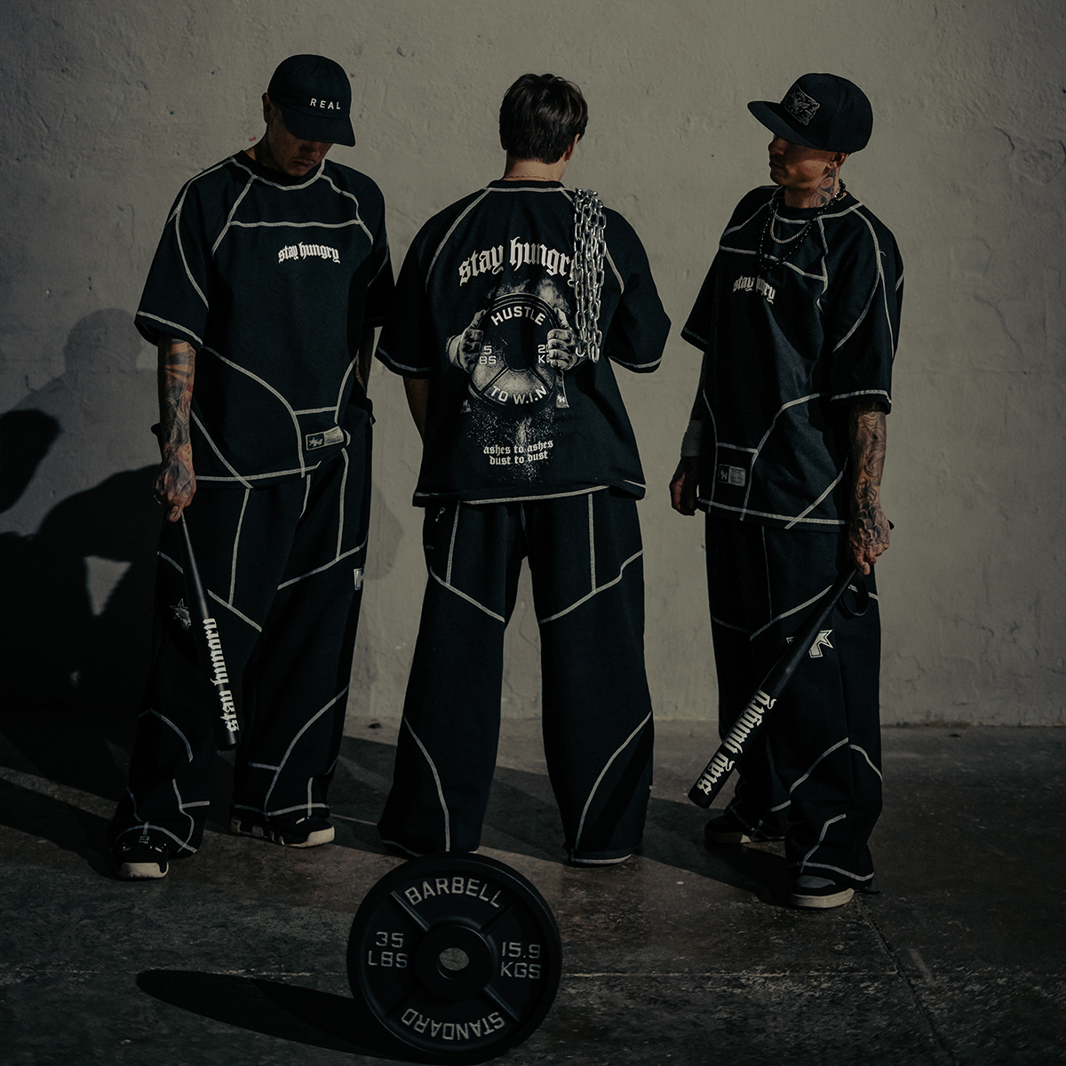 PREVENTA - ASHES TO ASHES - Premium Oversize Raglan Tee (HEAVYWEIGHT - Panda)