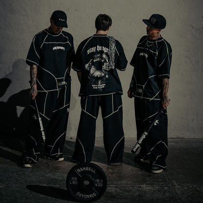 PREVENTA - ASHES TO ASHES - Premium Oversize Raglan Tee (HEAVYWEIGHT - Panda)
