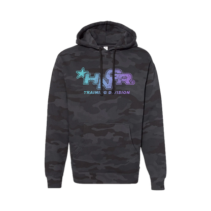 HNGR TRAINING DIVISION - Premium Regular Hoodie (MIDWEIGHT - Black Camo)