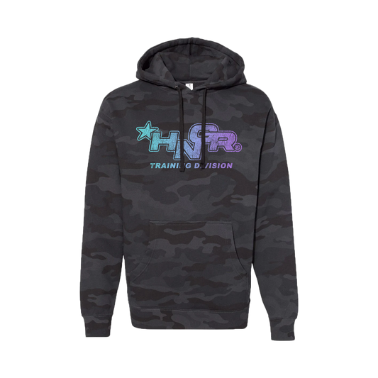 HNGR TRAINING DIVISION - Premium Regular Hoodie (MIDWEIGHT - Black Camo)
