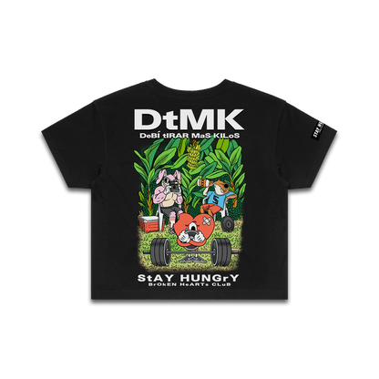 DtMK - Premium Crop Top (Black)