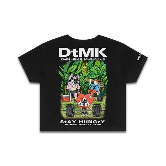DtMK - Premium Crop Top (Black)