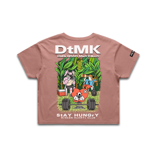 DtMK - Premium Crop Top (Hazy Pink)