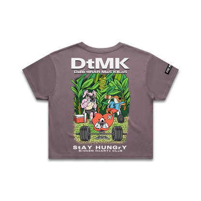 DtMK - Premium Crop Top (Faded Mauve)