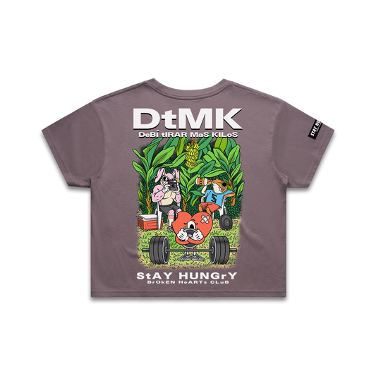 DtMK - Premium Crop Top (Faded Mauve)