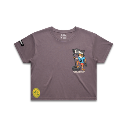 DtMK - Premium Crop Top (Faded Mauve)