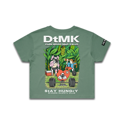 DtMK - Premium Crop Top (Sage)