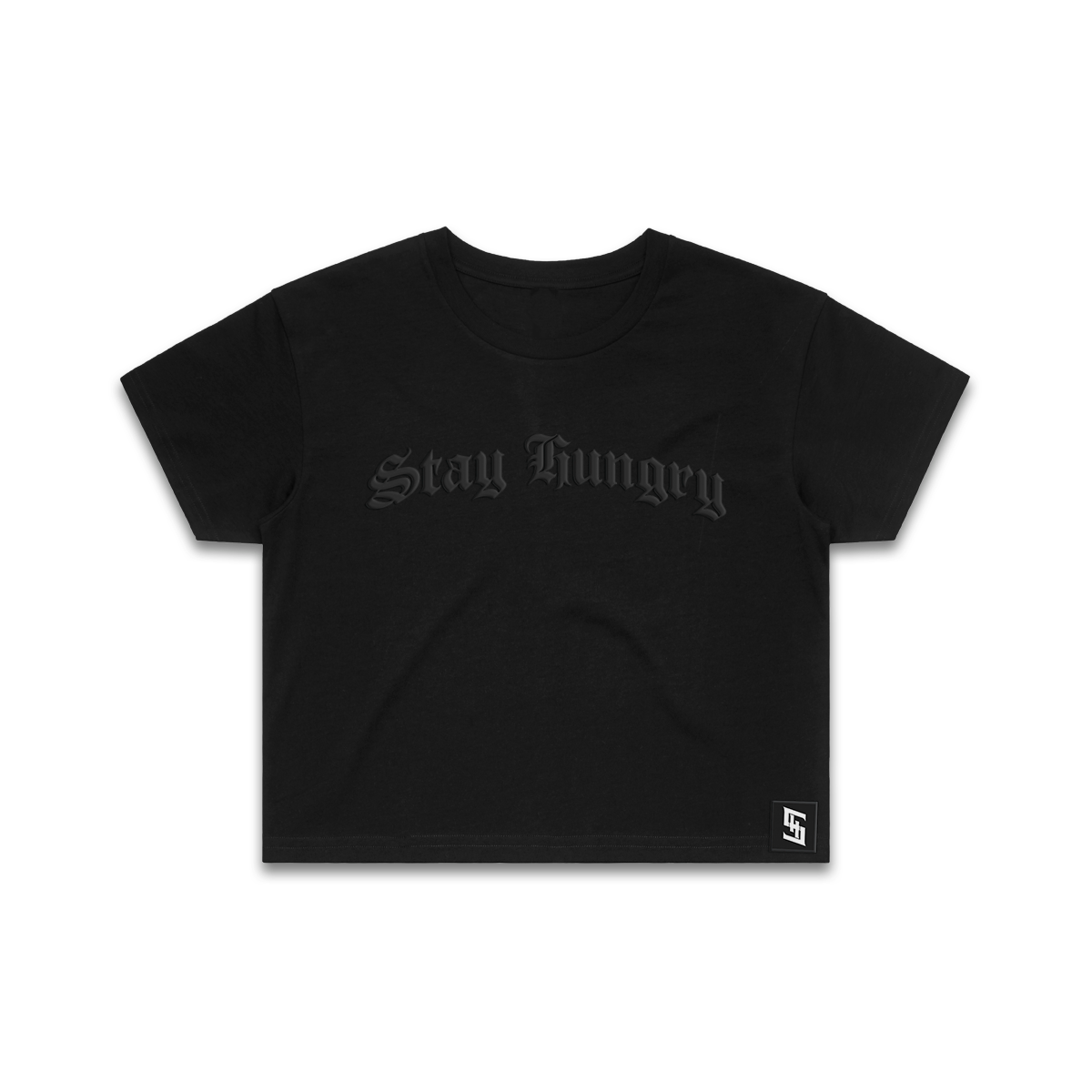 ESSENTIALS 1.0 - Premium Crop Top (Black)